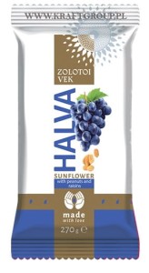 Chałwa Słonecznikowa z Rodzynkami i orzechami  270g