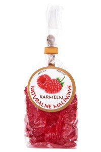 Karmelki o Smaku Malinowym 150g 