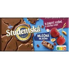 Studentska  Czekolada  Mleczna z Wiśnią  170g