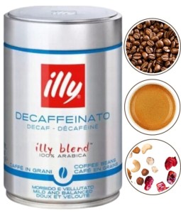 Illy Kawa Decaf Ziarnista Bezkofeinowa 250g 