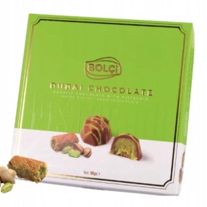 Bolci Dubai Chocolate Praliny z Kremem Pistacjowym 96g 